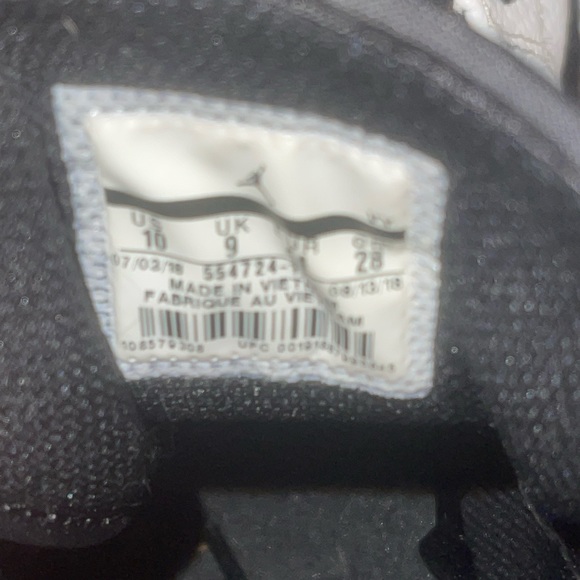 Jordan 1 mid black/white mens size 10 mint condition - Picture 8 of 16